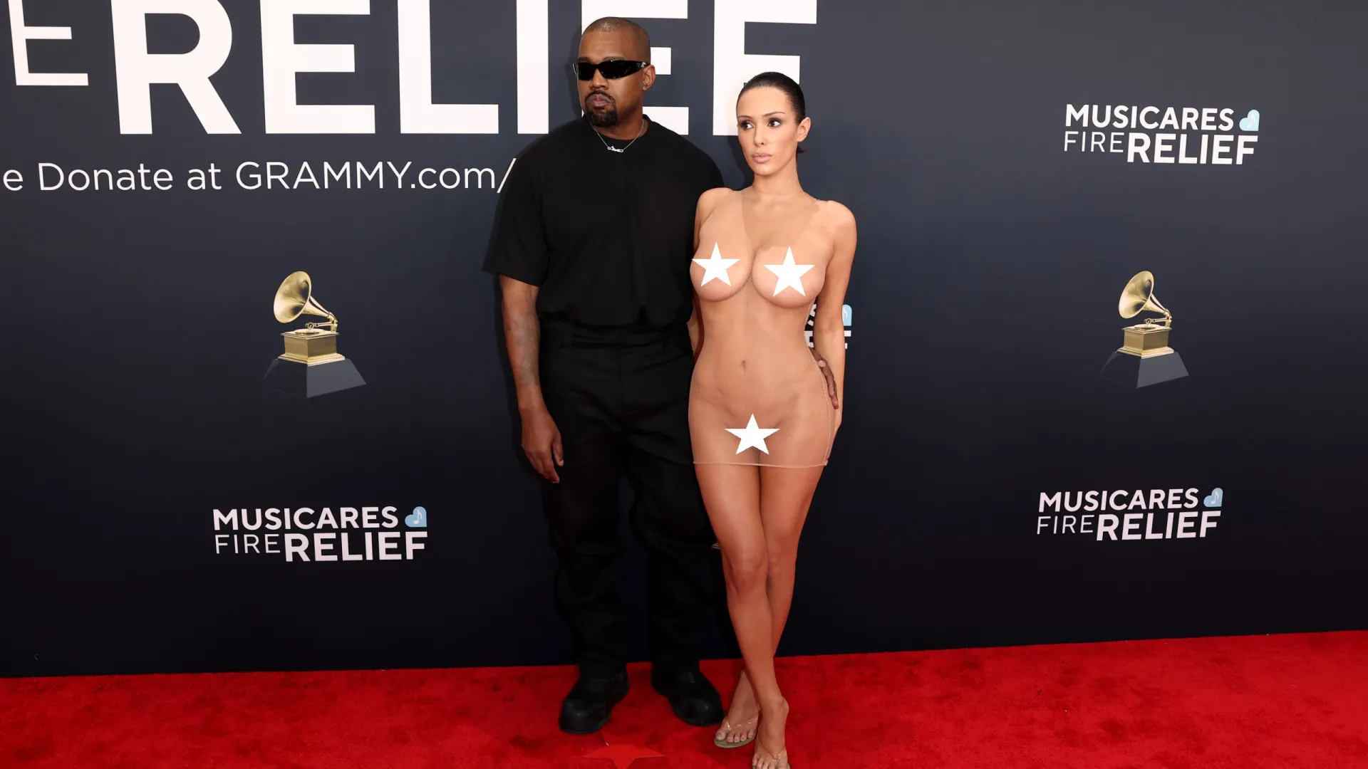 Kanye West quebra silêncio sobre o polêmico visual de Bianca Censori