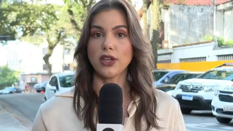 Repórter da Globo muda local de entrada ao vivo por medo de assalto