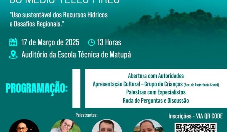 Fórum Regional das Águas: Uso Sustentável e Desafios