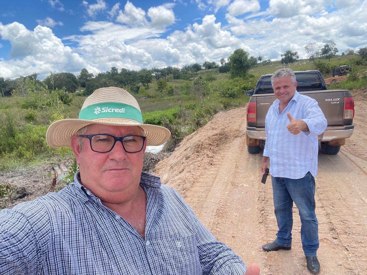 Prefeito Casciano acompanha de perto recuperação de estradas e pontes no interior
