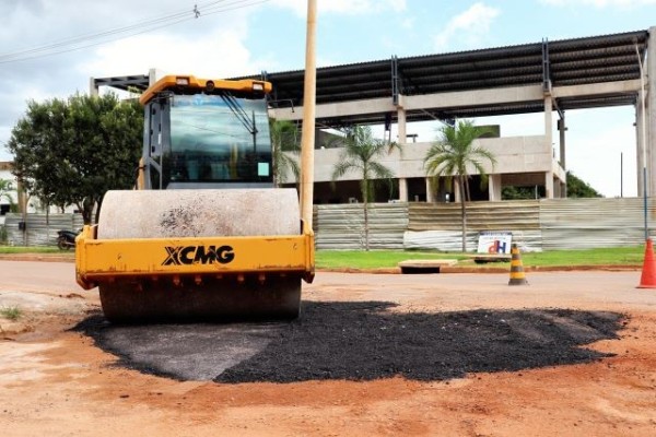 Operação tapa-buracos em Guarantã do Norte entra na segunda etapa com asfalto usinado a Quente