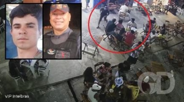 Vídeo mostra momento em que diretor de escola militar do Nortão mata jovem em bar; assista
