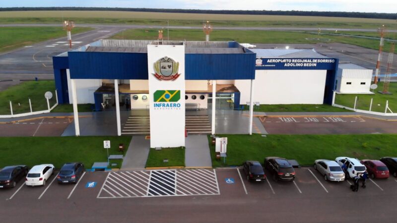 Prefeito avalia com Infraero oficina de aeronaves e novos hangares no aeroporto de Sorriso