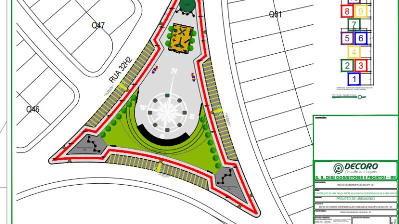 Prefeitura de Matupá Inicia Construção de Nova Praça com Investimento de R$ 1,4 Milhão