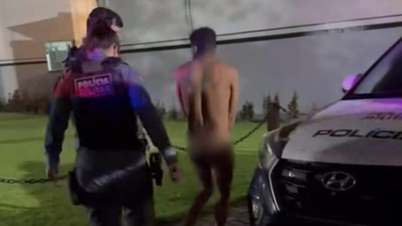 Sinop: homem é preso caminhando pelado em bairro