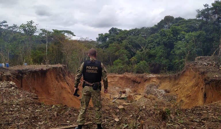 MT: PF deflagra operação contra garimpo ilegal na Terra Indígena Sararé