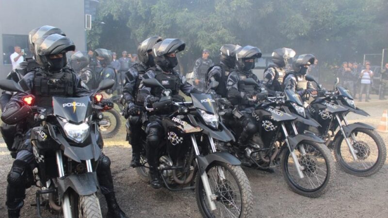 Companhia Raio promove capacitação de motopatrulhamento tático para policiais militares em Cuiabá