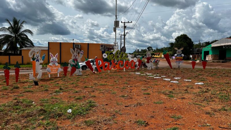 Páscoa Chega à Zona Rural: Gleba União Recebe Decoração Especial