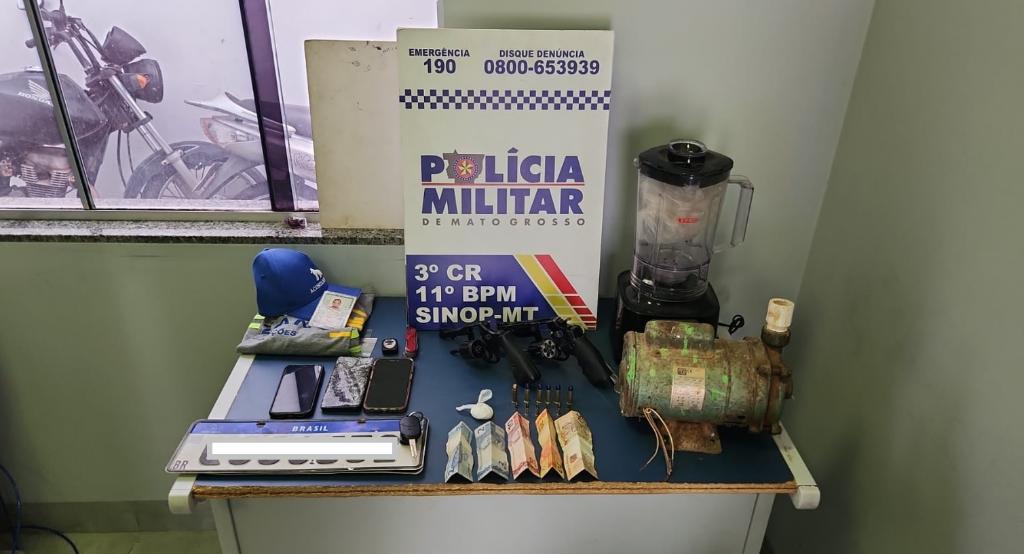 Polícia Militar frustra tentativa de roubo com reféns e prende dois homens