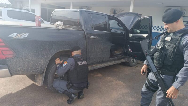 Carlinda: homem é detido com caminhonete com sinais de adulteração