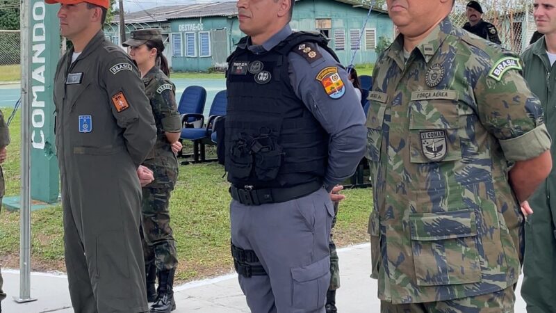 Comandante do 15º Comando Regional da PM participa de celebração dos 42 anos do Campo de Provas Brigadeiro Velloso