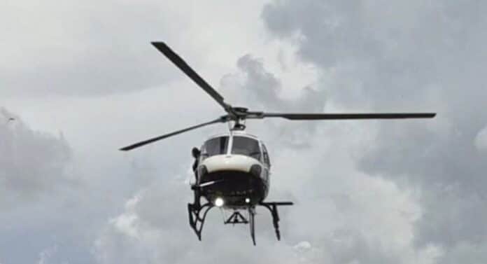 Policial atingido por disparo acidental é socorrido de helicóptero no Médio Norte