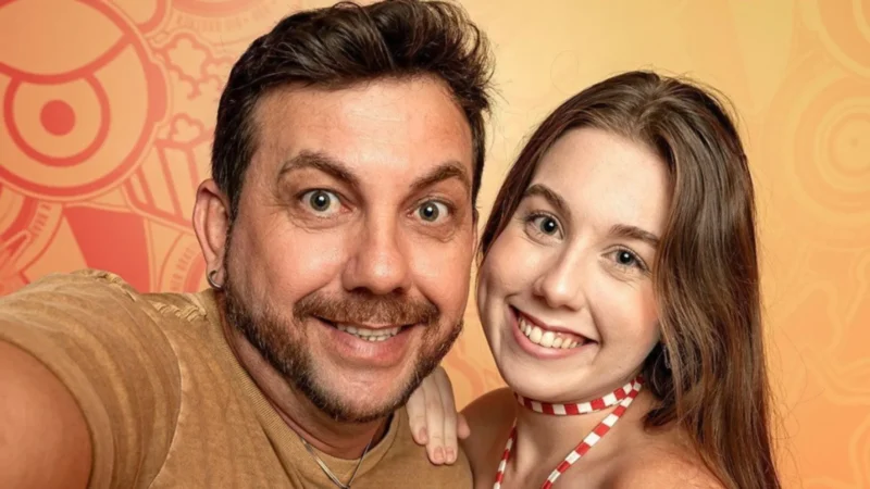 Circo de ex-BBBs Edy e Raissa desaba após temporal