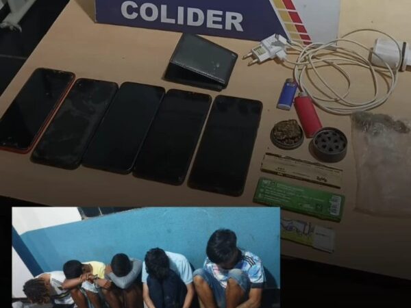PM de Colíder surpreende grupinho que fumava maconha em terreno baldio