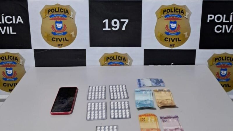 Polícia Civil prende traficante de drogas sintéticas em Pedra Preta