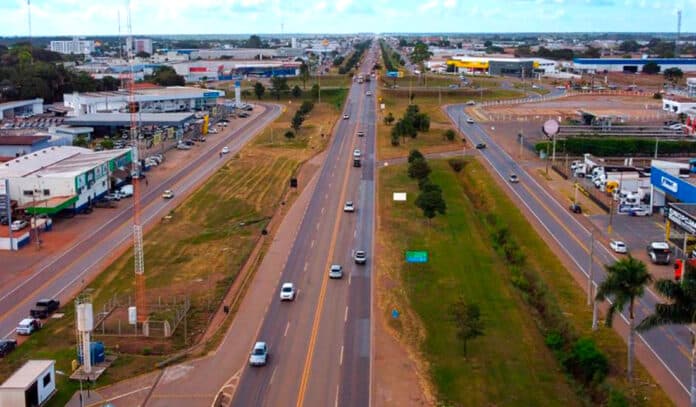 Laterais da BR-163 em Sinop passam a ser mão única na próxima semana