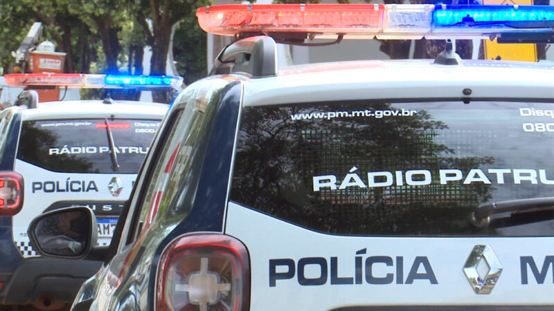 PM recupera carro furtado em Nova Mutum e prende dois ladrões
