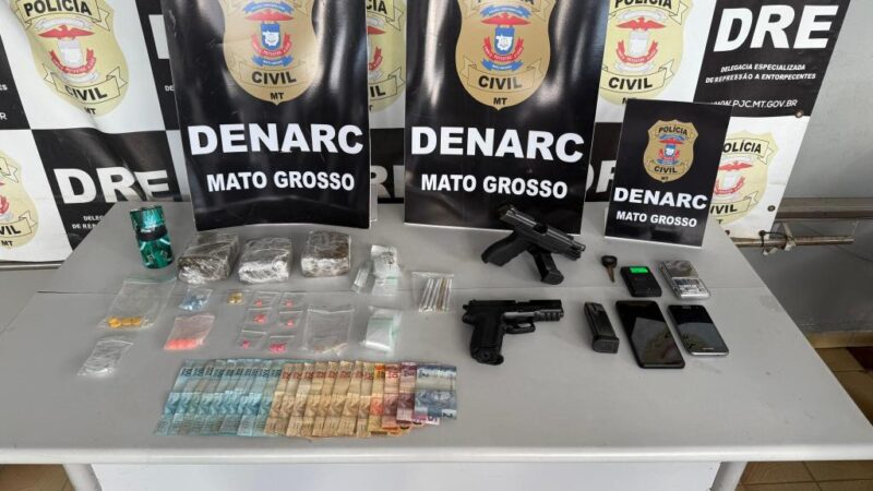 Polícia Civil prende integrante de facção criminosa por tráfico de drogas