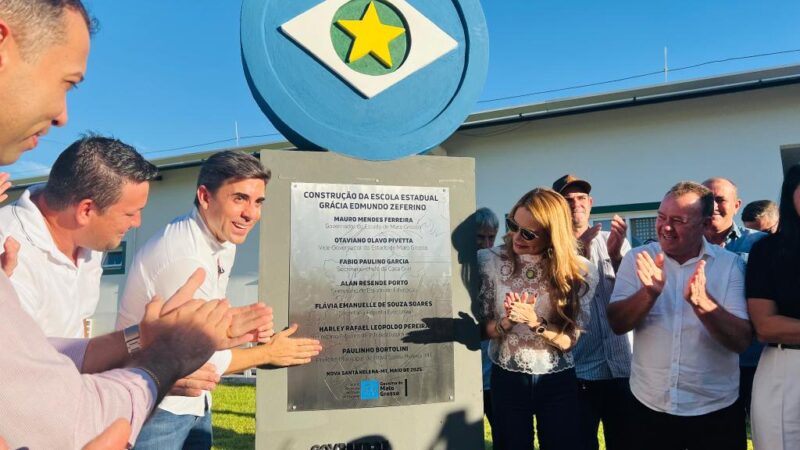 Inauguração da Escola Estadual Grácia Edmundo Zeferino marca novo capítulo na educação de Nova Santa Helena