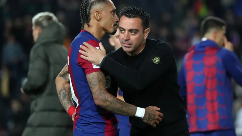 Xavi não confiava em mim”, diz Raphinha sobre passagem pelo Barça