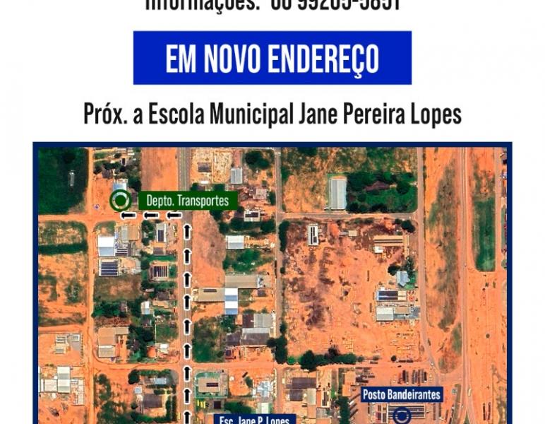 Departamento de Transporte Escolar de Matupá Está em Novo Endereço