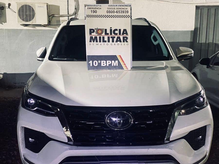 Polícia Militar prende dois homens e recupera caminhonete furtada em Cuiabá