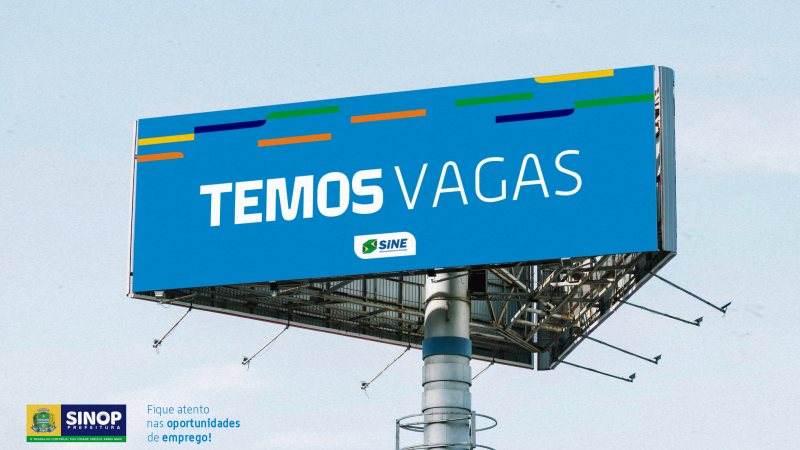 Mais de 200 oportunidades de emprego estão abertas em Sinop nesta terça-feira (17)