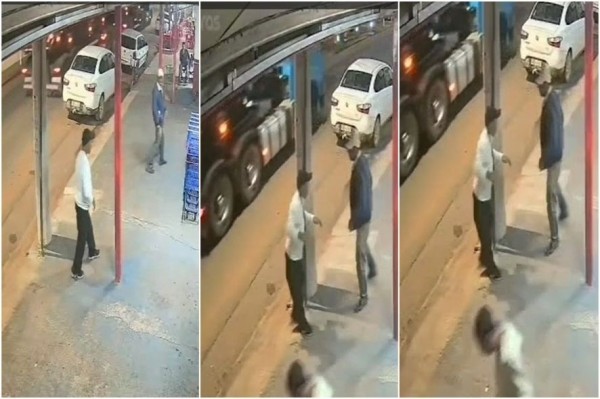 Vídeo flagra homem esfaqueando desafeto em frente a mercado