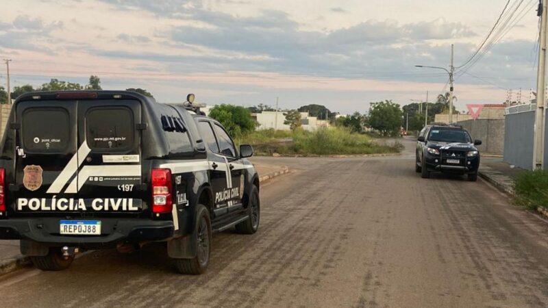Autores de roubo majorado e usurpação de função pública são alvos de operação da Polícia Civil em Cáceres