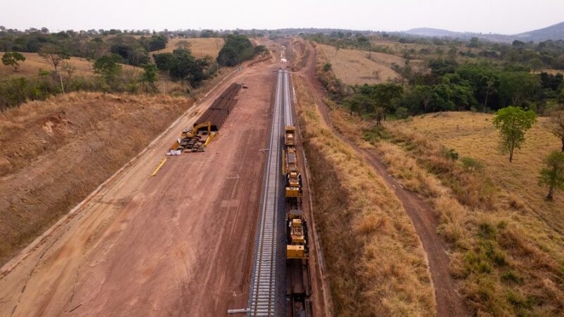 Ferrovia que ligará Goiás ao Mato Grosso tem 35% das obras concluídas