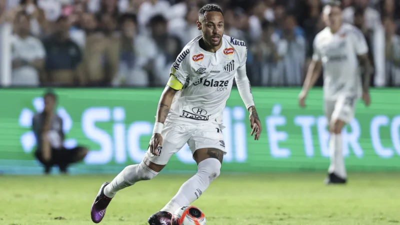 Neymar renova contrato com o Santos até o fim do ano