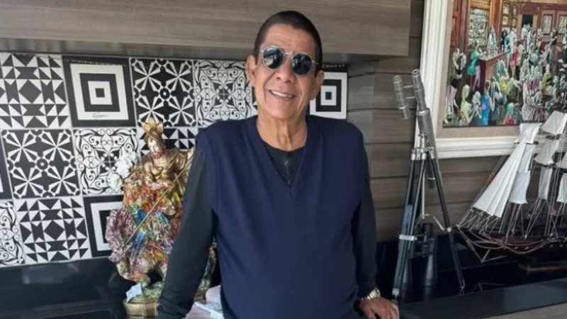 Zeca Pagodinho compartilha foto clássica com roupa de inverno e diverte seguidores