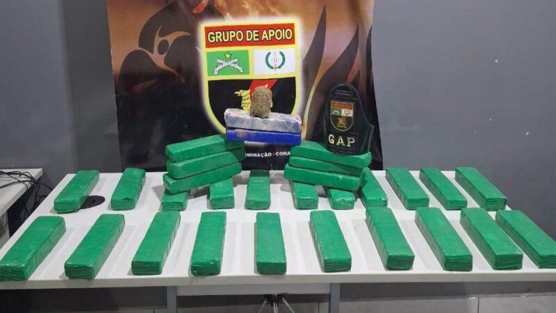Polícia Militar apreende 30 quilos de maconha e prende dois faccionados em Várzea Grande