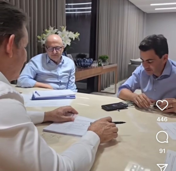 Mauro Mendes confirma ao prefeito de Guarantã do Norte a liberação de R$6 milhões para revitalização do bairro Santa Marta