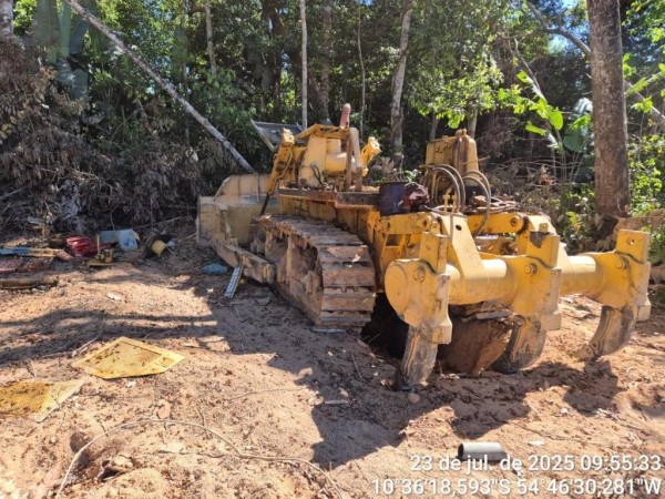 Polícia Militar fecha garimpo em Terra Nova; 2º garimpo ilegal na semana e apreende equipamentos