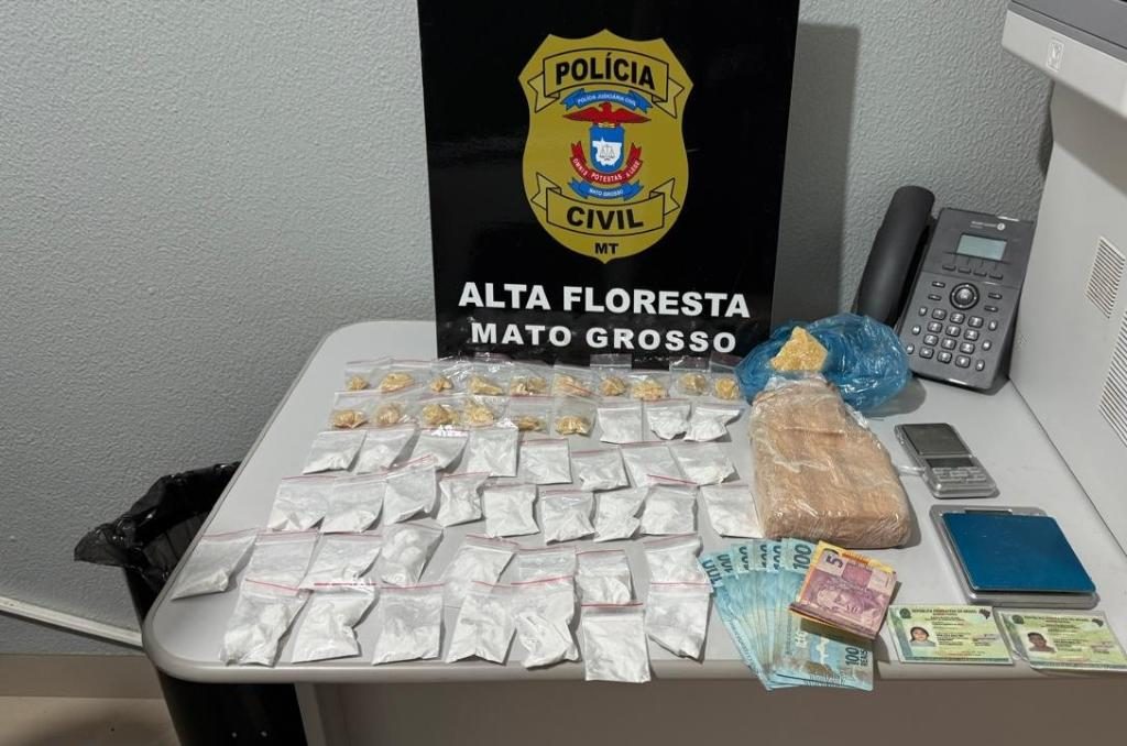 Operação desarticular esquema criminoso de tráfico de drogas e lavagem de capitais, com atuação em Alta Floresta, Carlinda, Sinop e Cuiabá