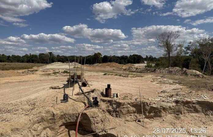 Operação flagra área de garimpo ilegal em Nova Guarita