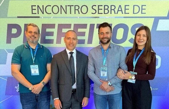 Prefeito e vice de Colíder participam do Encontro Sebrae de Prefeitos em Chapada dos Guimarães
