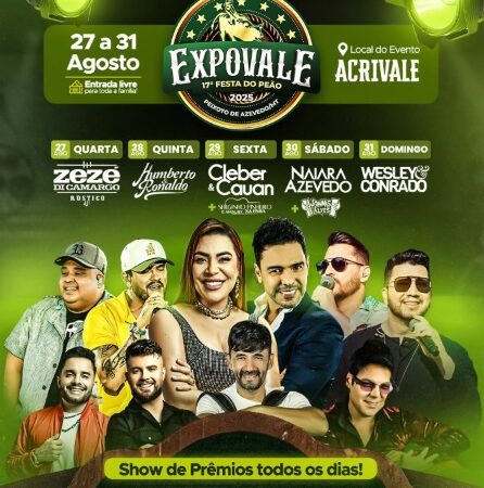 Justiça acata pedido da prefeitura de Peixoto de Azevedo e evento da Expovale esta mantido