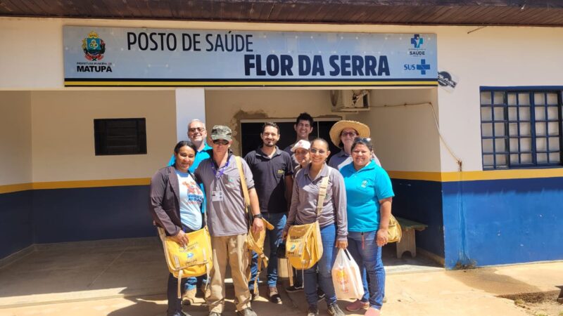 Ação conjunta de combate à raiva e à dengue em Flor da Serra e Alto Alegre