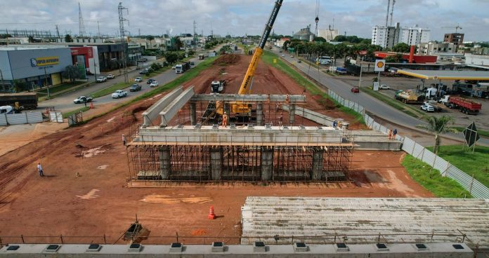BR-163 terá desvio temporário em Nova Mutum para lançamento de vigas em viaduto