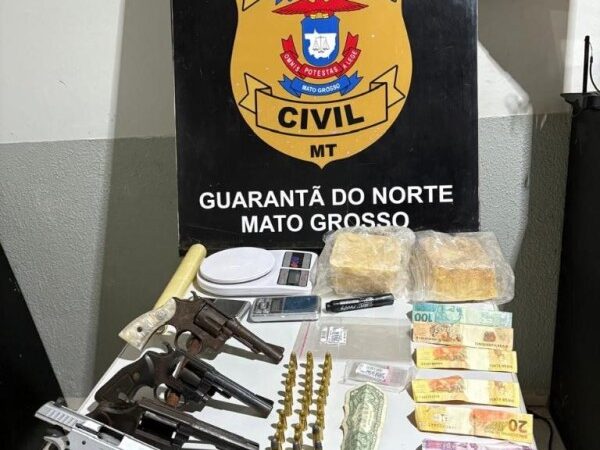 Dois homens são presos por tráfico de drogas e associação para o tráfico em Guarantã do Norte