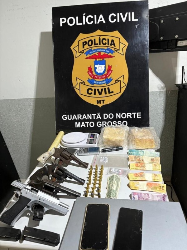 Dois homens são presos por tráfico de drogas e associação para o tráfico em Guarantã do Norte