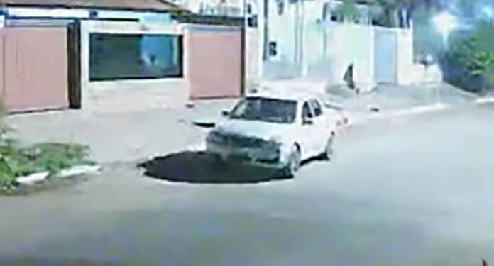 Polícia investiga furto de carro registrado por câmeras em Nova Mutum