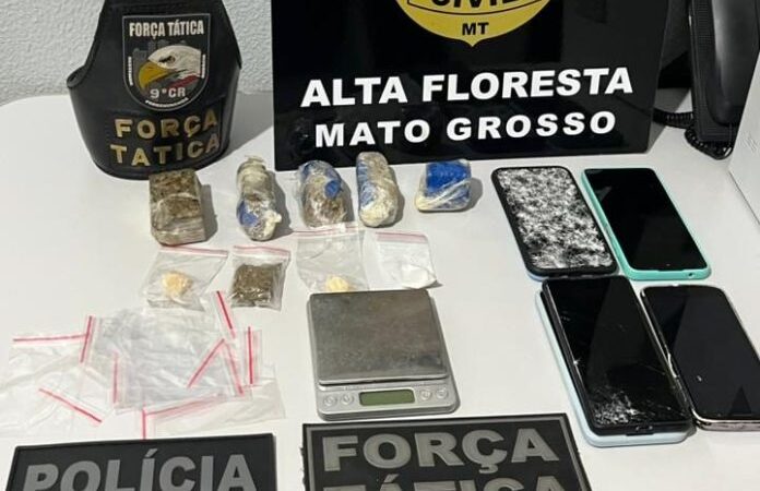 Alta Floresta: Polícia evita “salve” e prende suspeitos por tráfico