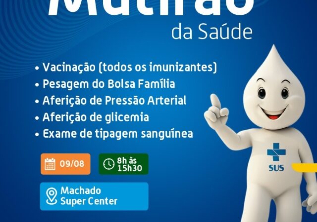 Prefeitura realiza sábado (09) mutirão itinerante da saúde em Sinop