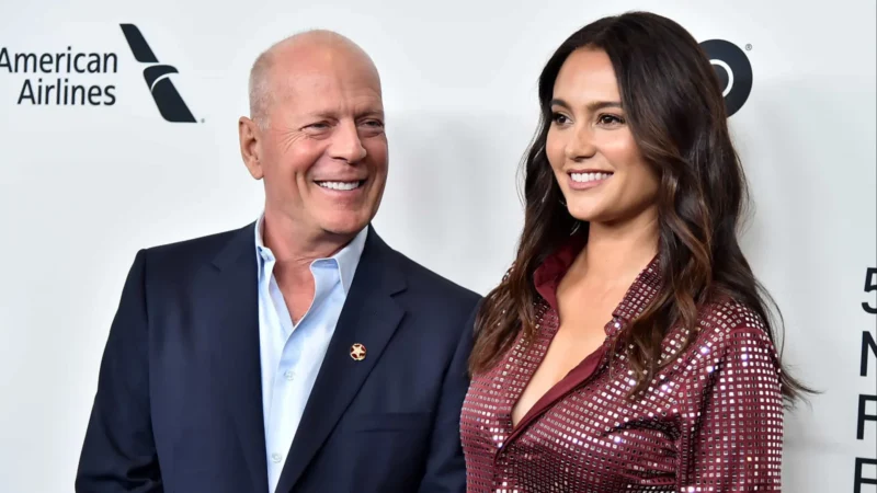 Mulher e filhas pequenas de Bruce Willis estão morando separadas do ator