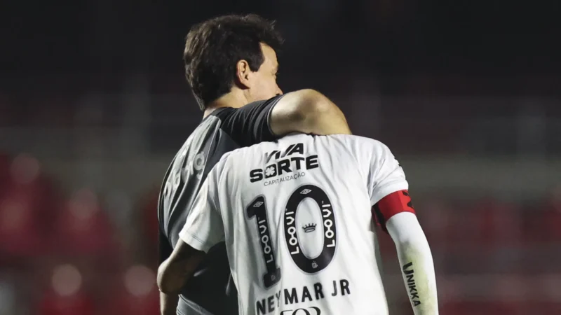 Diniz exalta relação com Neymar após consolar astro no MorumBis: ‘Talento exuberante’
