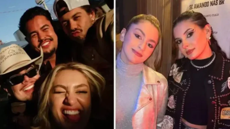 Zé Felipe sai em foto com Duda Bertelli e Ana Castela reage: ‘Aproveitem’