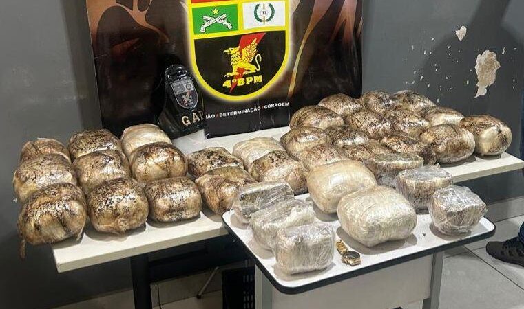 Polícia apreende 50 quilos maconha dentro de veículo em Mato Grosso